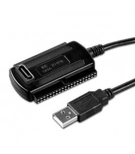 Adaptateur IDE/SATA vers USB 2.0 iggual PSIAUSI01 0,5 m Noir