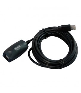 Câble de Rallonge Ewent EW1014 USB 2.0 5 m Noir
