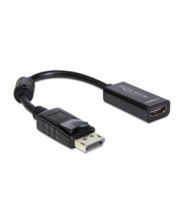 Adaptateur DisplayPort vers HDMI DELOCK 61849 13 cm Noir