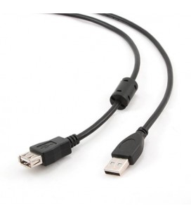 Câble USB 2.0 iggual PSICCP-USB2-AM 1,8 m Noir