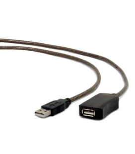 Câble de Rallonge iggual IGG309575 USB 2.0 5 m Noir