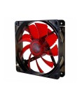 Ventillateur de cabine NOX NXCFAN120LR Cool Fan 12 cm LED Rouge