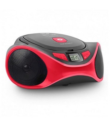 Radio-CD MP3 SPC 4501R CLAM BOOMBOX USB Rouge