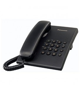 Téléphone fixe Panasonic KX-TS500EXB Noir