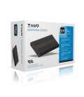 Boîtier Externe TooQ TQE-2524B HD 2.5"" SATA III-USB 3.0 FAT32 / NTFS / eXT2 / HFS Aluminium Noir