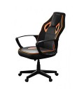 Chaise de jeu Tacens MGC0BO Métal PVC Noir Orange