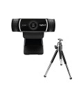 Webcam Logitech C922 HD 1080p Streaming Tripod Noir