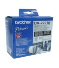 Papier Continu pour Imprimantes Brother DK22210 29 x 30,48 mm Blanc