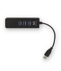 Hub USB Ewent EW1140 3 x USB 3.1 RJ45 Plug and Play