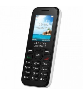 Téléphone portable pour personnes âgées Alcatel 10-50 1,8"" TFT RADIO FM DUAL SIM Blanc