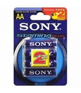 Pile Alcaline Sony 220512 1,5 V AAA Bleu