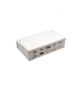 Boîte de Connexion pour Tableau Intéractif Traulux AAYAPR0097 TS1770001HN HDMI VGA 3,5 mm Blanc