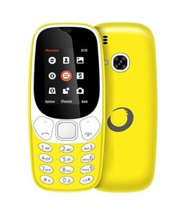 Téléphone Portable BRIGMTON NTETMO0861 BTM-4-Y Dual SIM Movil Senior 1,7"" Jaune