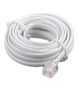 Câble Téléphonique iggual IGG309605 3 m Blanc