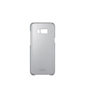 Étui pour téléphone portable Samsung 222143 Samsung S8+ Clear Cover Noir