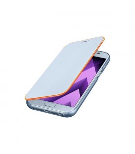 Étui pour téléphone portable Samsung EF-FA520PLEGWW Samsung A5 2017 Neon Flip Cover Bleu
