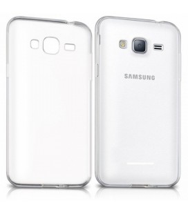 Étui pour téléphone portable Samsung 222672 Samsung J3 Gel Newark Transparent