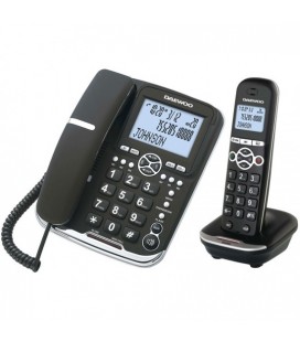 Téléphone Sans Fil Daewoo DTD5500 DECT LCD LED COMBO