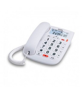 Téléphone Fixe pour Personnes Âgées Alcatel T MAX 20 Blanc
