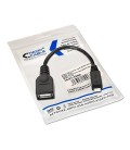 Câble USB 2.0 A vers Micro USB B NANOCABLE 10.01.3500 15 cm Noir