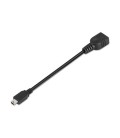 Câble USB 2.0 A vers Micro USB B NANOCABLE 10.01.3800 15 cm Noir