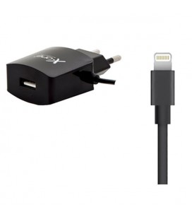 Chargeur mural Ref. 137775 USB 2.1 Cable Lightning Noir