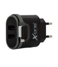 Chargeur mural Ref. 138161 2 x USB 2.1 Cable Lightning Noir
