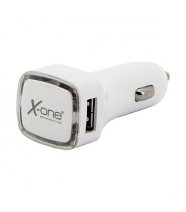 Chargeur de voiture Ref. 138376 2 x USB-A Blanc