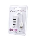 Hub USB Ewent EW1122 Blanc