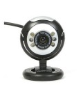 Webcam Omega C12SB 12 mpx LED Noir
