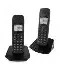Téléphone Sans Fil Alcatel E132-DUO DECT Noir (2 pcs)