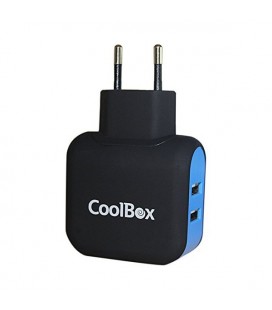 Chargeur Voiture Mur CoolBox COO-RT2U
