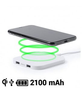 Chargeur Sans Fil pour Smartphones Qi 2100 mAh USB 145764