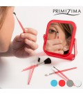 Miroir avec Pinceaux de Maquillage Primizima (6 pièces) 