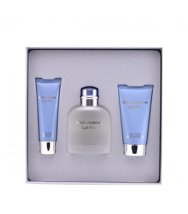 Set de Parfum Homme Light Blue Dolce & Gabbana (3 pcs)