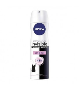 Spray déodorant Black & White Invisible Nivea (200 ml)