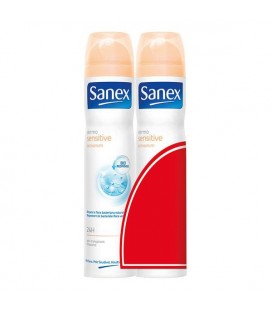 Spray déodorant Dermo Sensitive Sanex (2 pcs)