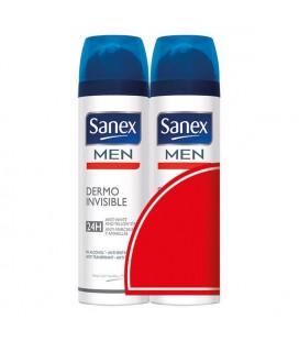 Spray déodorant Men Dermo Invisible Sanex (2 pcs)