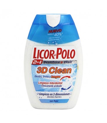 Dentifrice 3d Clean Licor Del Polo (75 ml)