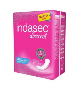 Compresses pour Incontinence Discreet Indasec (24 uds)