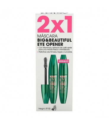 Mascara pour les cils effet volume Big & Beautiful Eye Opener Astor (2 uds)