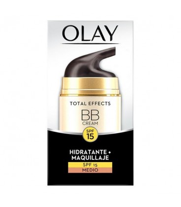 Crème Hydratante avec Couleur Total Effects Bb Cream Olay Spf 15 (50 ml)