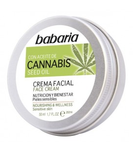 Crème visage nourrissante Cannabis Babaria (50 ml)