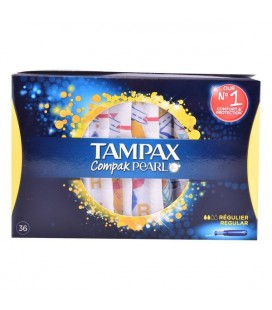 Pack de Tampons Pearl Regular Tampax (36 uds)