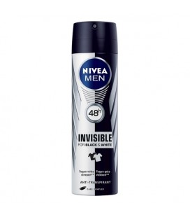 Spray déodorant Men Black & White Invisible Nivea (200 ml)