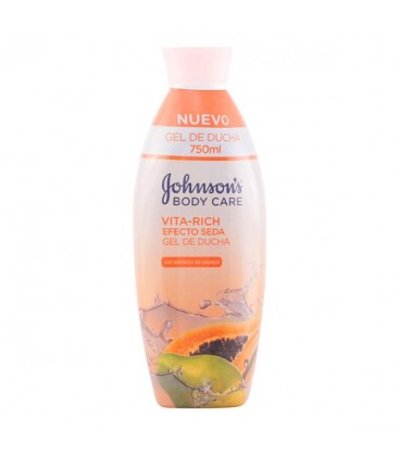 Gel douche à la papaye spécial peaux sèches Vita-rich Johnson's 110501