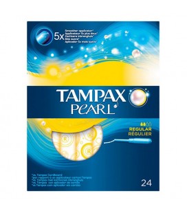 Pack de Tampons Pearl Regular Tampax (24 uds)