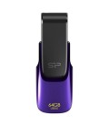 Clé USB Silicon Power B31 64 GB Noir Pourpre