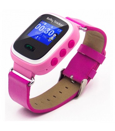 Smartwatch pour enfants Overnis 221915 GPS GSM Tracking USB 5 V Rose