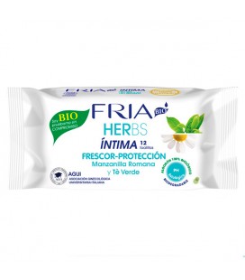 Lingettes Intimes Herbs Camomille Fria (12 uds)